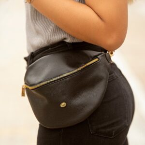 RIÑONERA DE CUERO PARA DAMA