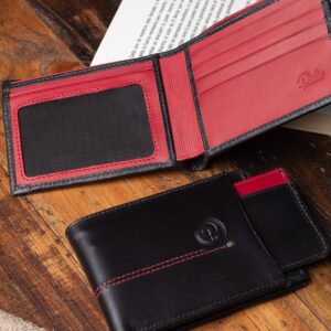 BILLETERA DE CUERO PARA HOMBRE