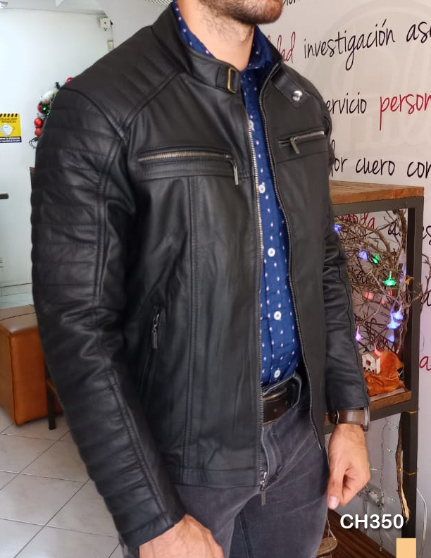 Chaqueta en cuero para hombre. - Puli Cuero