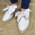 Zapato sueco en cuero para dama