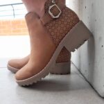 Botines en cuero para dama