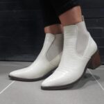 Botines en cuero para dama