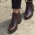 Botines en cuero para dama