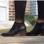 Botines en cuero para dama