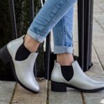 Botines en cuero para dama