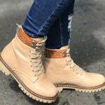 Botines en cuero para dama