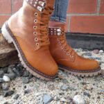 Botines en cuero para dama