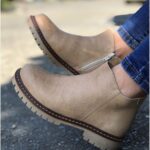 Botines en cuero para dama