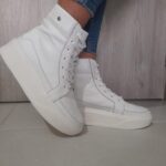 Botas en cuero para dama