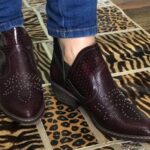 Botines en cuero para dama