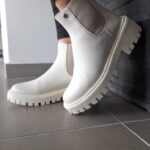 Botines en cuero para dama