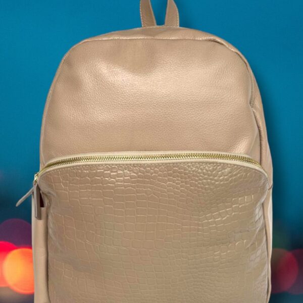 Morral en cuero para dama
