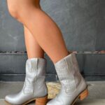 Botines en cuero para dama