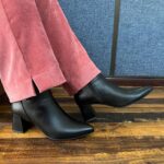Botines en cuero para dama