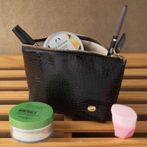 COSMETIQUERA DE CUERO PARA DAMA