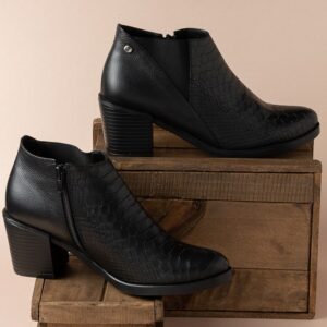 BOTINES DE CUERO PARA DAMA