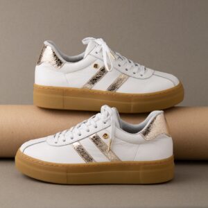 tenis en cuero para dama viena