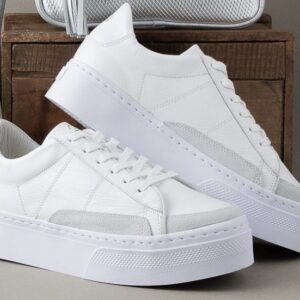 TENIS DE CUERO PARA DAMA