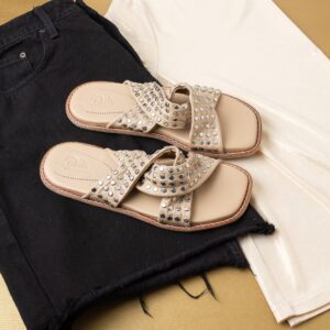 SANDALIAS EN CUERO PARA DAMA