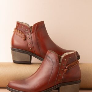 BOTAS EN CUERO PARA DAMA