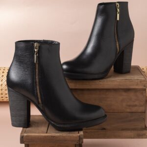 BOTAS EN CUERO PARA DAMA