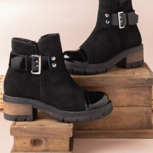 BOTAS DE CUERO PARA DAMA