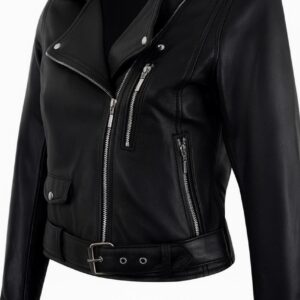 CHAQUETA EN CUERO PARA DAMA