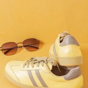 SNEAKERS DE CUERO PARA DAMA