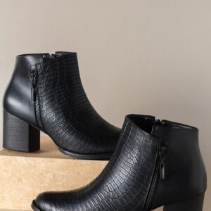 BOTINE DE CUERO PARA DAMA