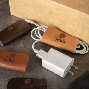 PORTA CABLE DE CUERO