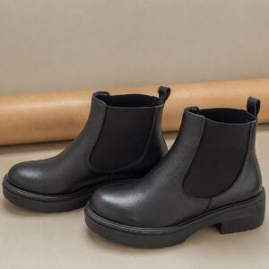 BOTAS DE CUERO PARA DAMA