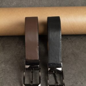 CORREAS DOBLE FAX DE CUERO PARA HOMBRE